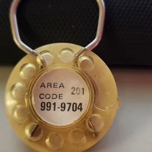 Vintage Rotary Dial Keychain